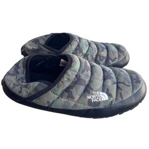 The North Face Mens Sz 10 Thermoball Traction Mule V Slippers Camo Durable Warm